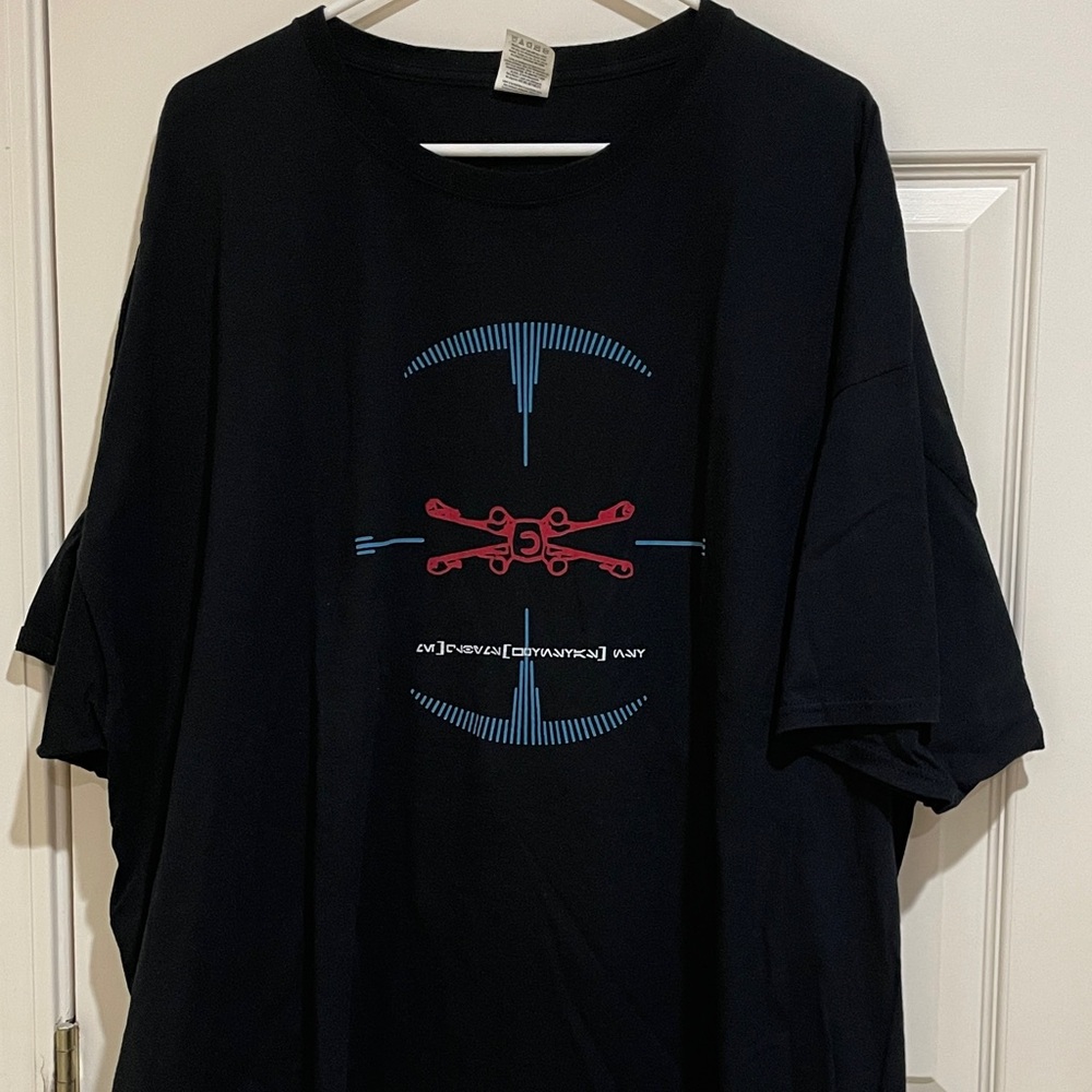 Black Star Wars Graphic T-Shirt 4XL